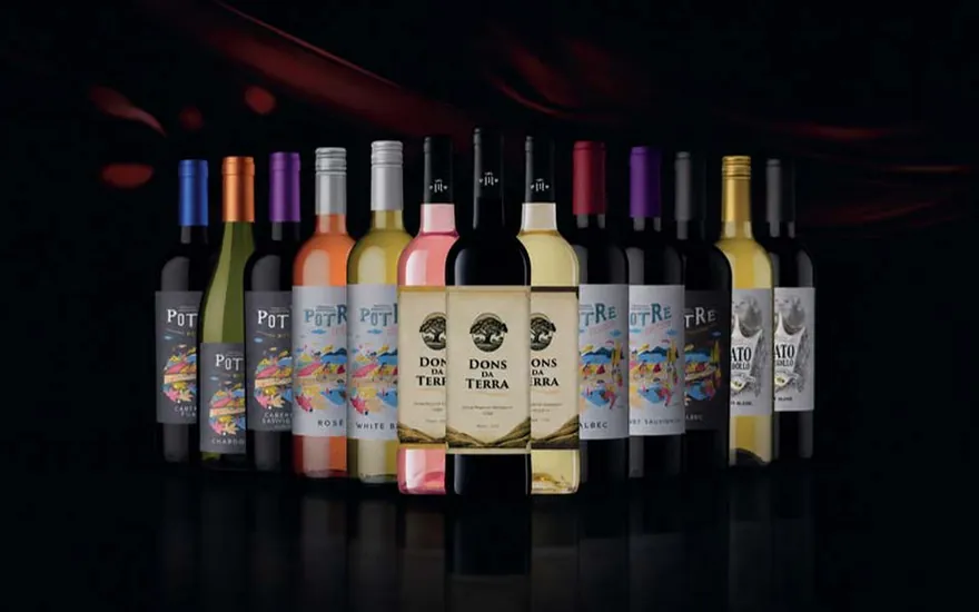Carta de vinhos importados servida nos eventos da BeatOven